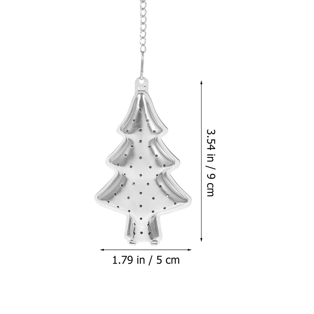 4Pcs Stainless Steel Mesh Tea Infusers Tree Shaped Loose Leaf Tea Strainers Reusable Spice Filter Diffuser for Home Office