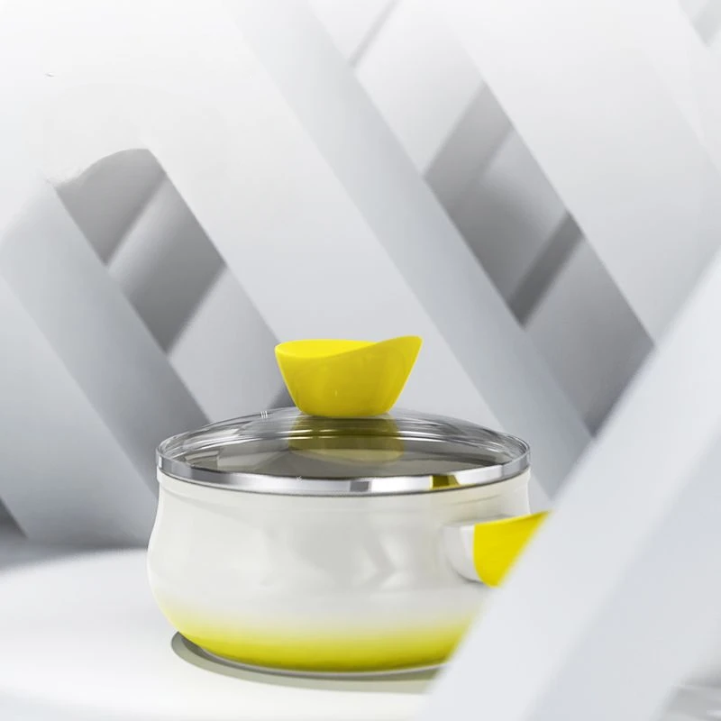 السيراميك وعاء الحليب الصغيرة المنزل غير عصا الطفل الغذاء عموم المطبخ طباخ الغاز التعريفي طباخ العالمي لحظة الغليان المعكرونة وعاء