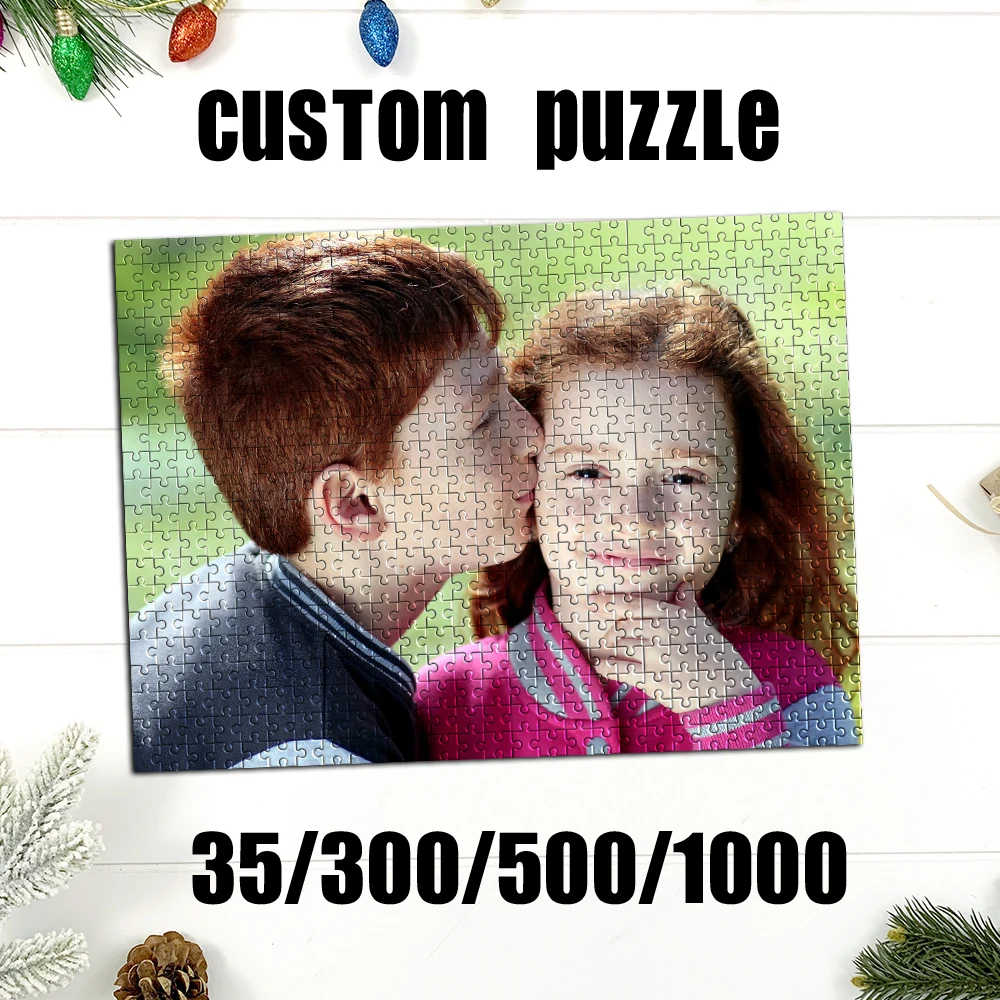35/300/500/1000 Stück personalisiertes, individuelles Fotopuzzle, Gruppenfoto-Puzzle, individuelles Puzzle, personalisierte Geschenke