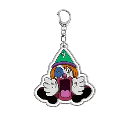HUNTER X HUNTER Anime Keychain For Kaito Kite Crazy Clown And Knuckle Bine Bankruptcy A P R Bag Phone Pendant Key Ring Gift