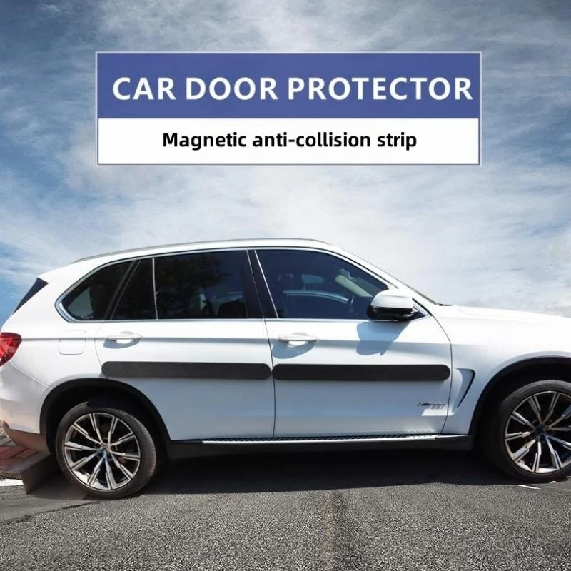 110CM High-quality Car Door Protector Magnetic Body Side Edge Guard Decorative Strip Parking Lot Anti-scratch Protection Sticker