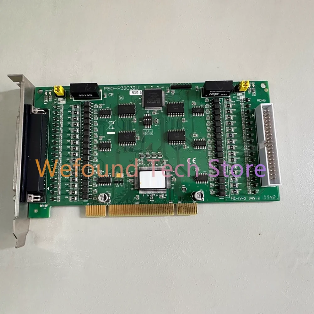 PISO P32C32U 32 collector open circuit output isolated digital input card PISO-P32C32U