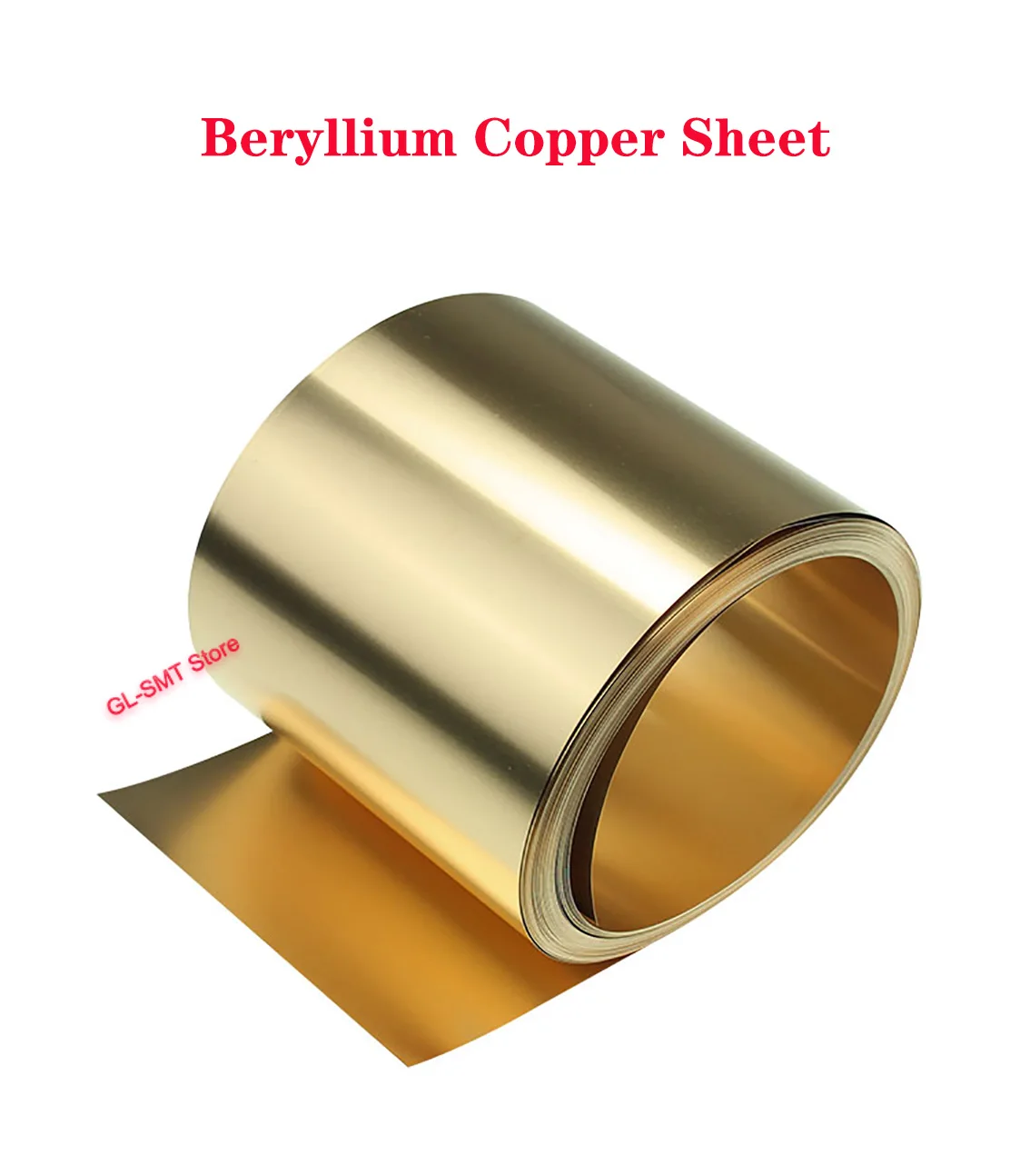 1Pcs Beryllium Copper Sheet Cast Panel Material Thick 0.08-1.2mm Bronze Board Strip For Auto Mould Pipe Accessories