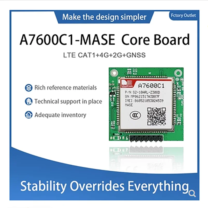 

SIMCOM A7600C1-MASE LTE Cat.1 4G Development Board