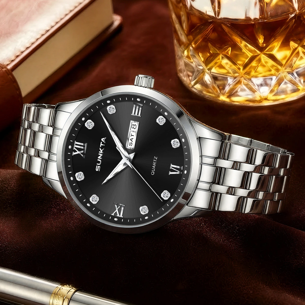 LIGE Top Brand Quartz Watches For Men Fashion Business Luxury Mens Watch Waterproof Date Steel Strap Wristwatches Reloj Hombre