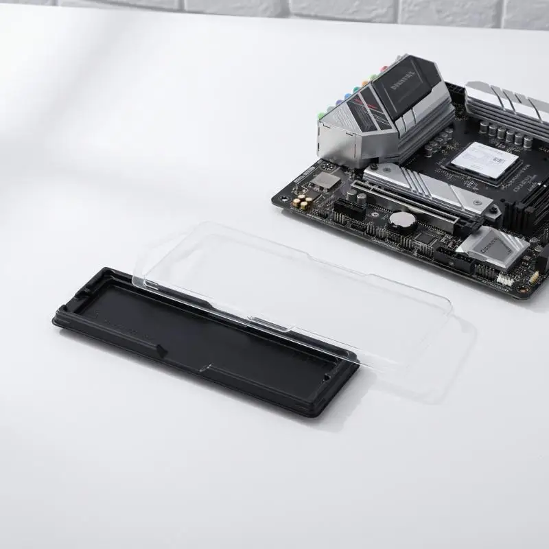 10Pcs SO DIMM DDR DDR3 DDR4 DDR5 Memory Module Box Protective Case CPU Packaging Case Plastic Memory Chip Protection Box