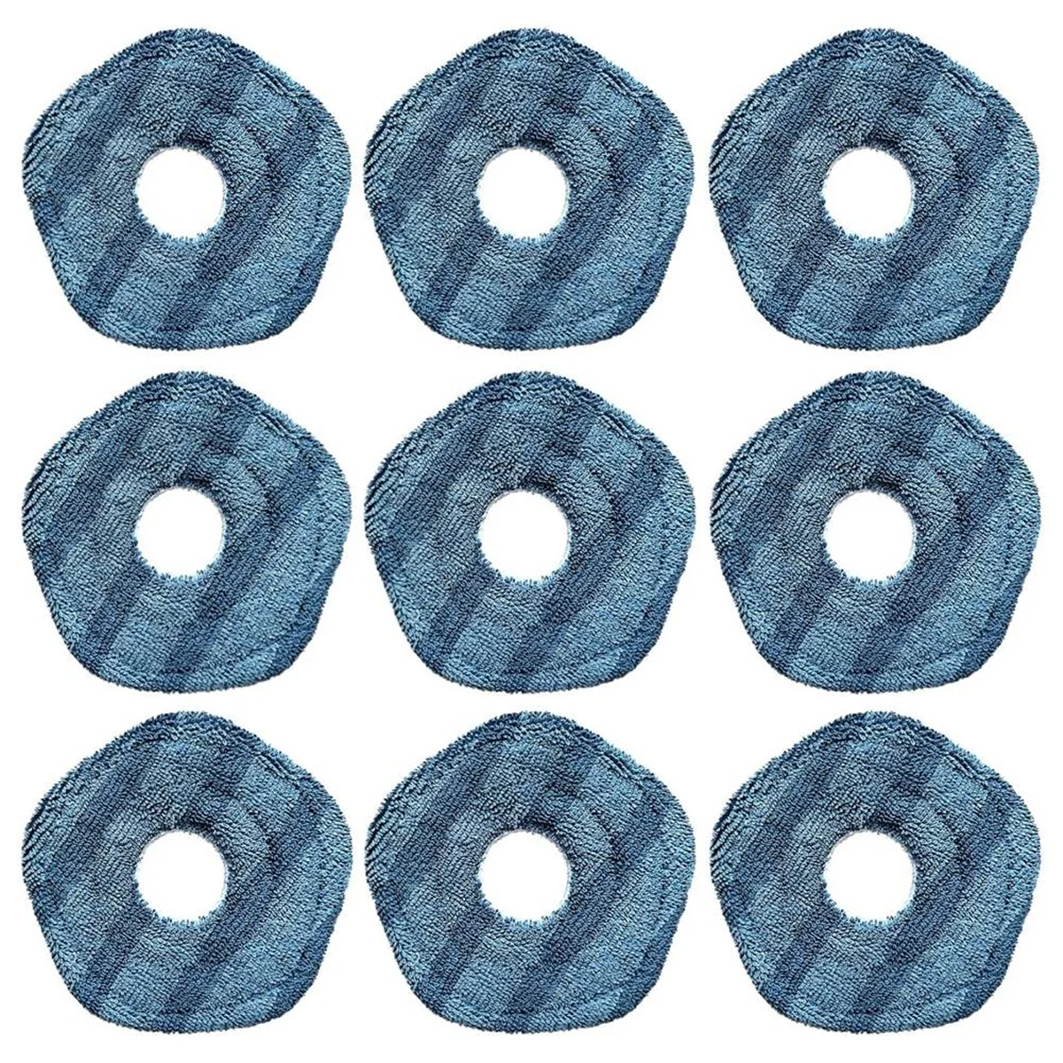 9pcs Replacement Washable Mopping Cloth Mop Pads for Eufy X10 Pro Omni and Eufy X9 Pro Robot Vacuums Cleaner Mops Parts