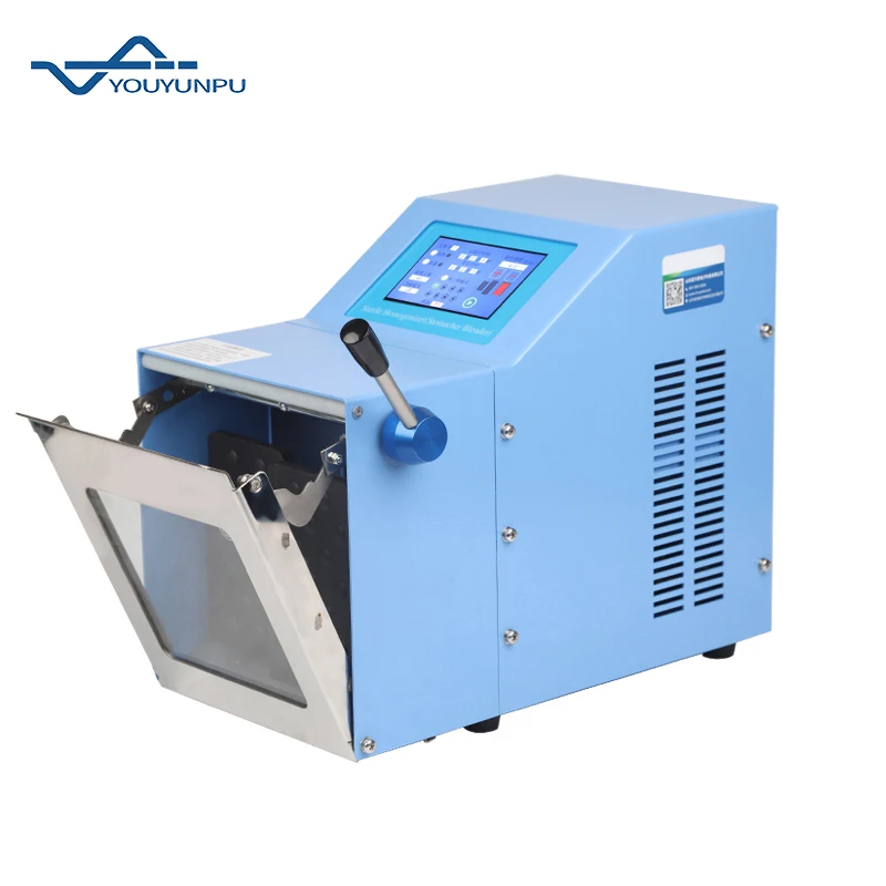 Omogeneizzatore asettico per battuta Macchina per dispersione di tessuti microbiologici per alimenti Strumento omogeneizzatore per battuta da laboratorio