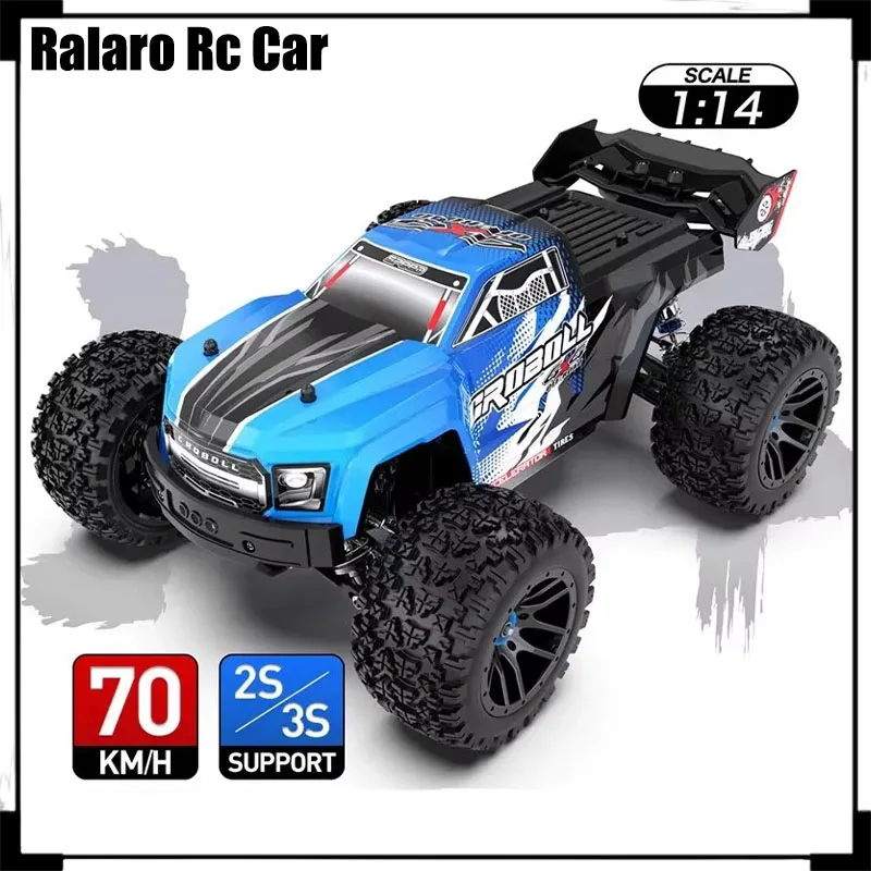 Ralaro 1:14 Rc Car Professional Remote Control Car High-Speed Racing Off-Road Card Racing Climbing Children Toy Wide Legged Car