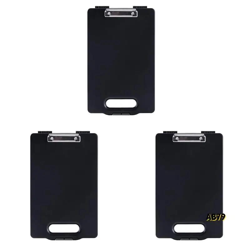 3X пластиковый буфер обмена формата А4, ящик для файлов, папки для документов, буфер обмена, портативный чехол для хранения буфера обмена