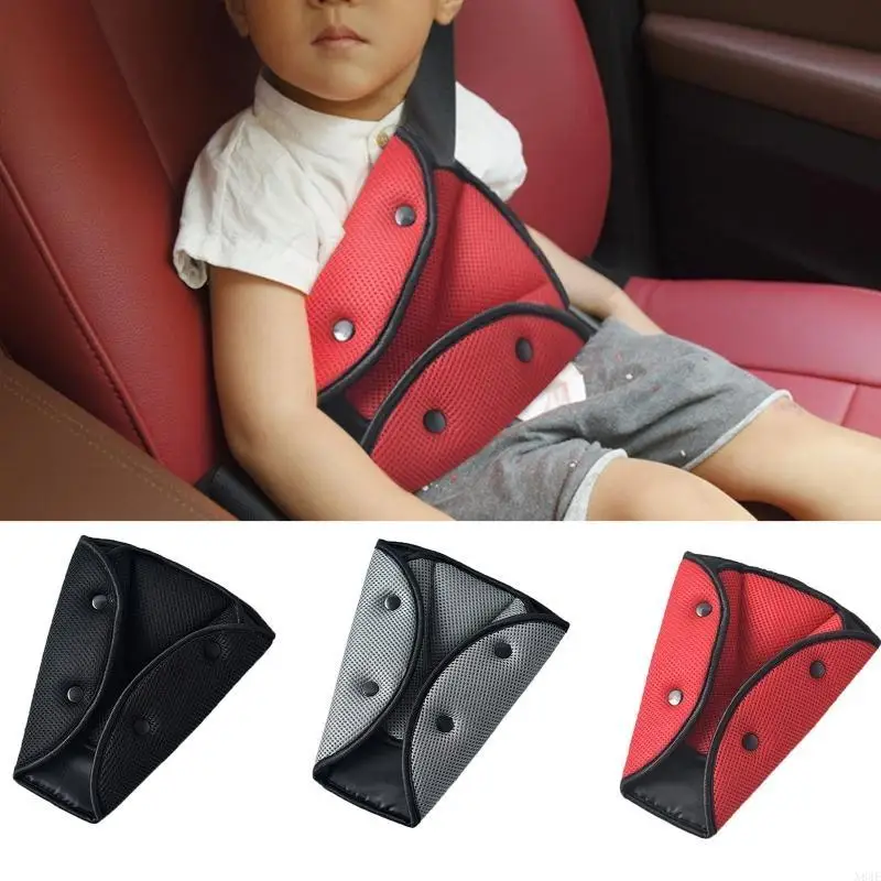 N84E Kids Car Safe Fit for Seat Belt Adjuster Baby Safety for Triangle Sturdy Device for Protection Positioner Carriages Acce