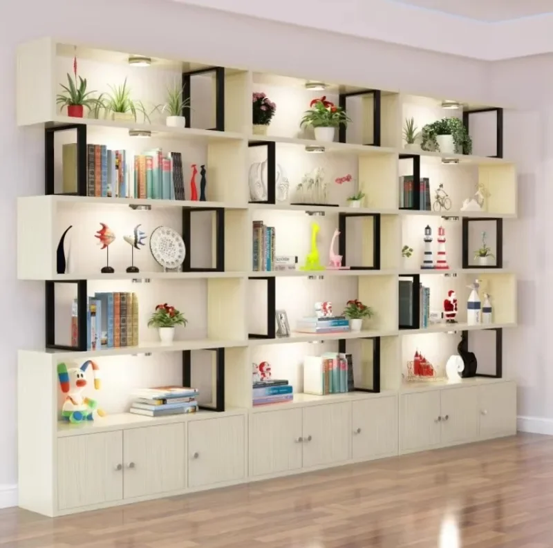 Wood Shelving Display Shelf for Grocery Packaged Foods In Supermarket