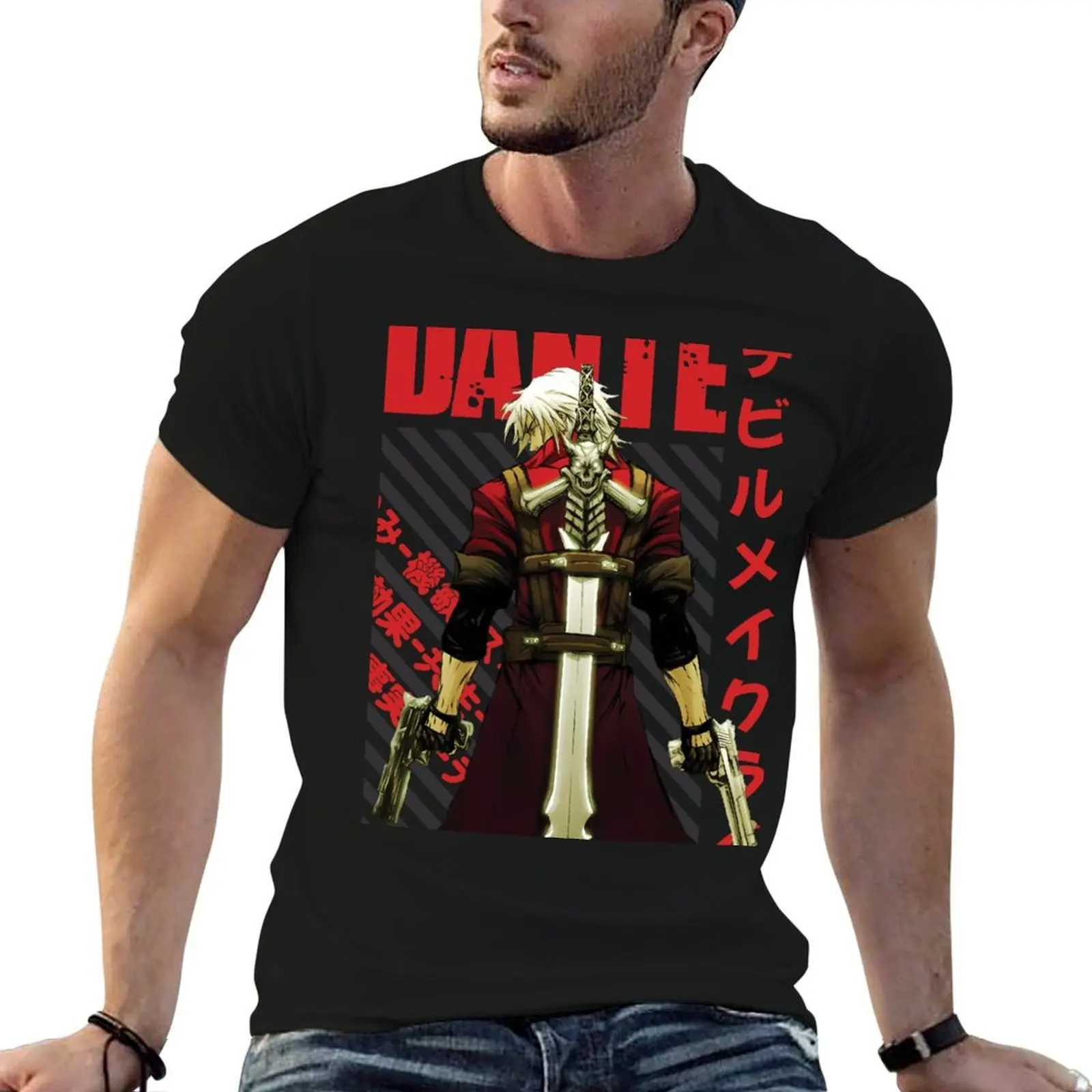 Devil May Cry - Dante Sparda #01 T-Shirt valentines clothes plus size tops t shirts for men pack