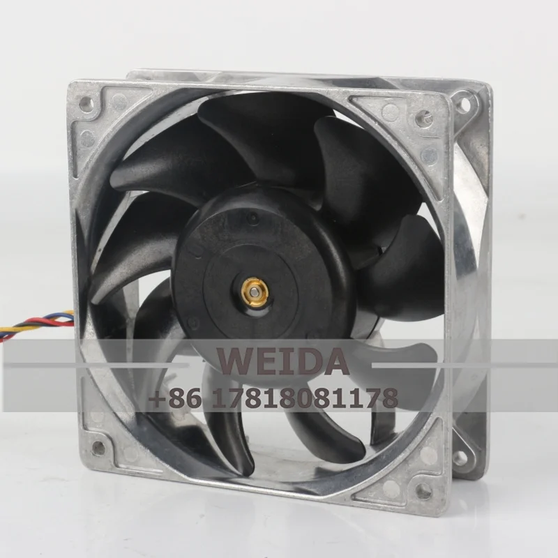 Asli SANYO 9SG1224P1G01 DC24V 2A 12038 12CM Beban Berat Bingkai Aluminium Kipas Bantalan Bola Inverter Kabinet Kipas Pendingin Aksial