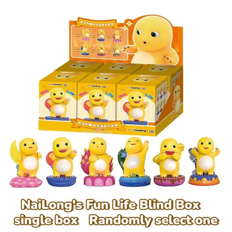 AULDEY Original NaiLong 's Fun Life Series Blind Box Tide Play Figure Desktop Toys for Boys ＆ Girls Gift Collectible Ornaments