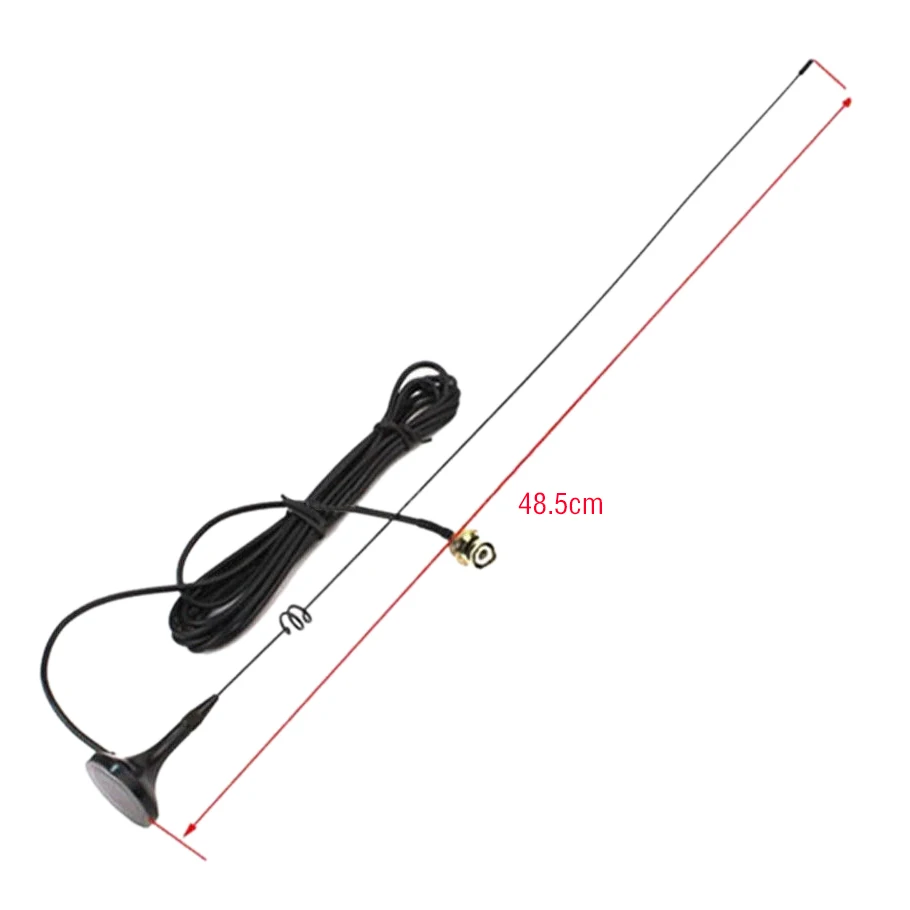 BNC-M UHF+VHF Vehicle-mounted Antenna for NAGOYA UT-108UV Kenwood YAESU BAOFENG