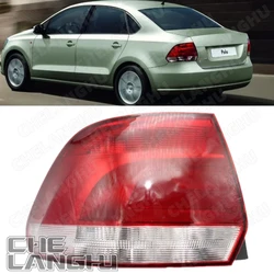 Left Side Tail Light For VW Polo Vento Sedan Saloon 2011 2012 2013 2014 2015 2016 Car Rear Light Tail Lamp No Bulbs