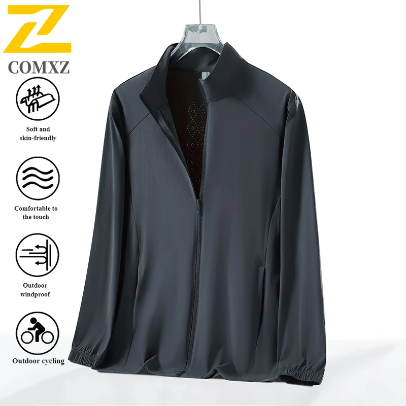 سترة صيفية للحماية من الأشعة فوق البنفسجية بعامل حماية من الأشعة فوق البنفسجية 50 + غطاء محرك السيارة قابل للفصل معطف جلد الصيد للرجال والنساء خفيف الوزن ملابس رياضية خارجية واقية من الشمس 2025 #6