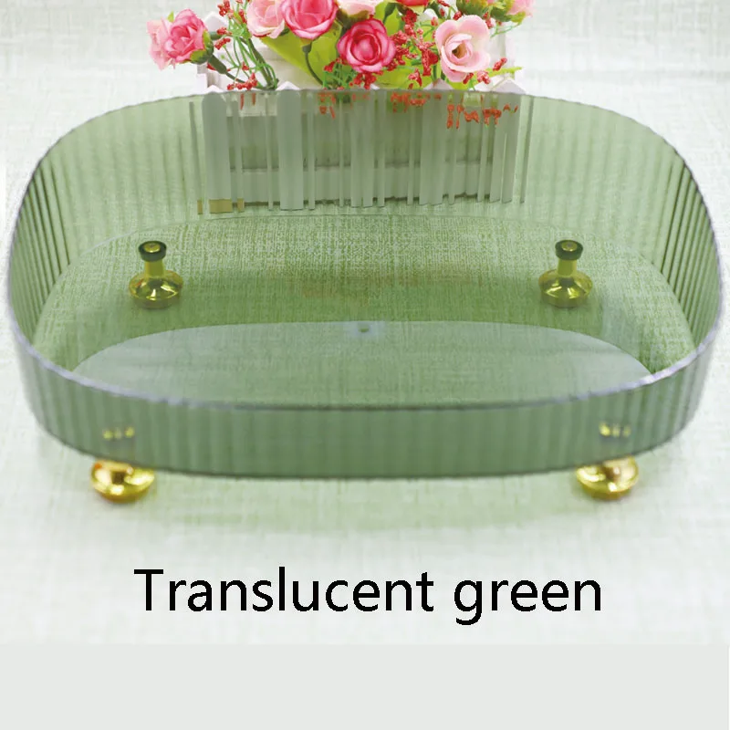 Bathroom Desktop Storage Box Desktop Transparent Acrylic Plastic Storage Frame Sundries Snacks Skin Care Products Perfume Storag