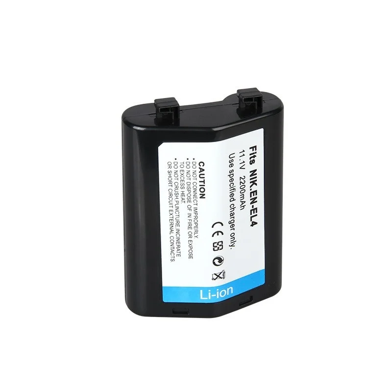 11.1V 2200mAh EN-EL4 EL4 EN-EL4A EL4A Camera Battery For Nikon D2H D2Hs D2X D2Xs D3 D3S F6 MH-21 Batteria