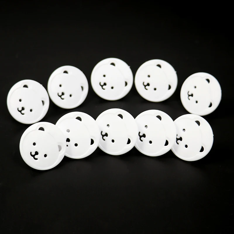 10pcs/lot Security Protection Socket Cover Baby Plug Protector Safety Two Phase Electrical Plug Cover Children Safe Lock Kids