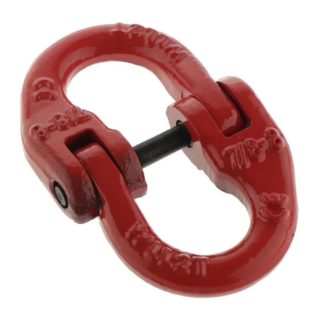3-6pack Painted Grade 80 Drop Forged Alloy Steel Connecting Link 1.12Tons