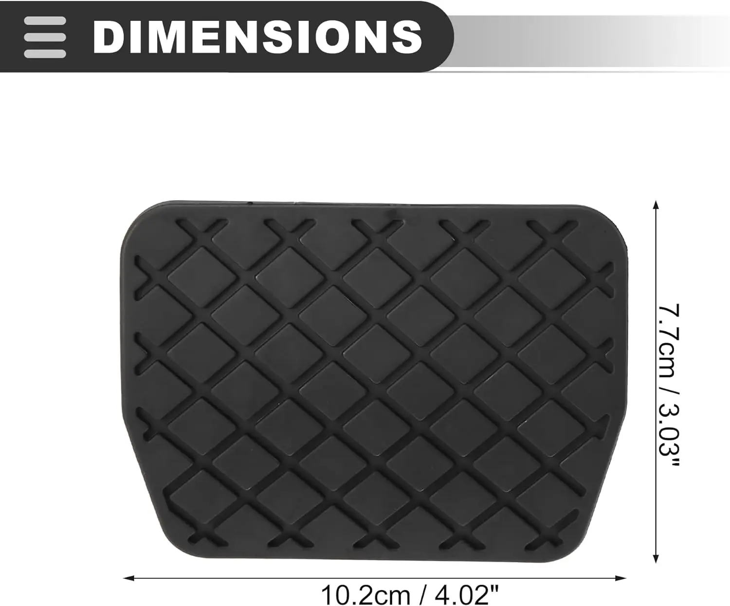 Clutch Brake Pedal Cover Car Pedal Cover Car Pedal Pad Cover  for VW Jetta Passat B6 Golf Beetle EOS Audi 1K0723173B