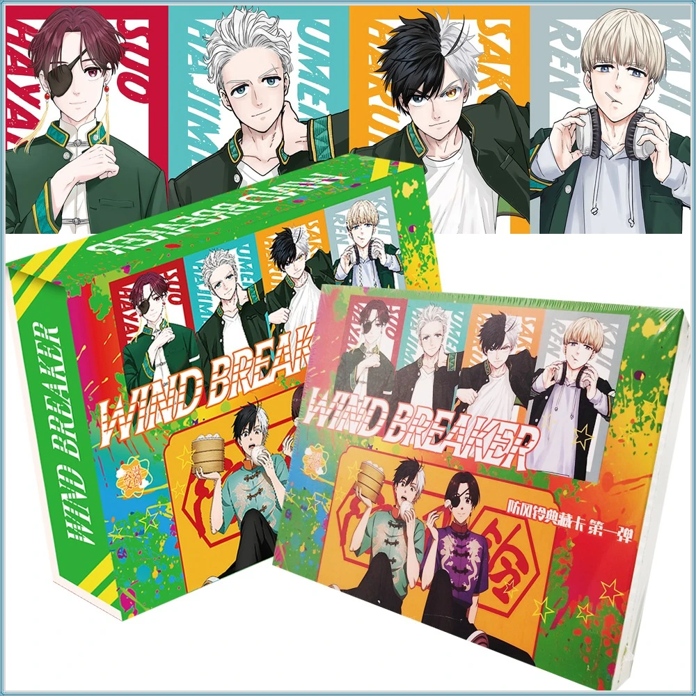

Wind Breaker Peripheral Collection Cards Japanese Anime Comic Protagonist Sakura Haruka Character Portrait Cards Creative Gifts
