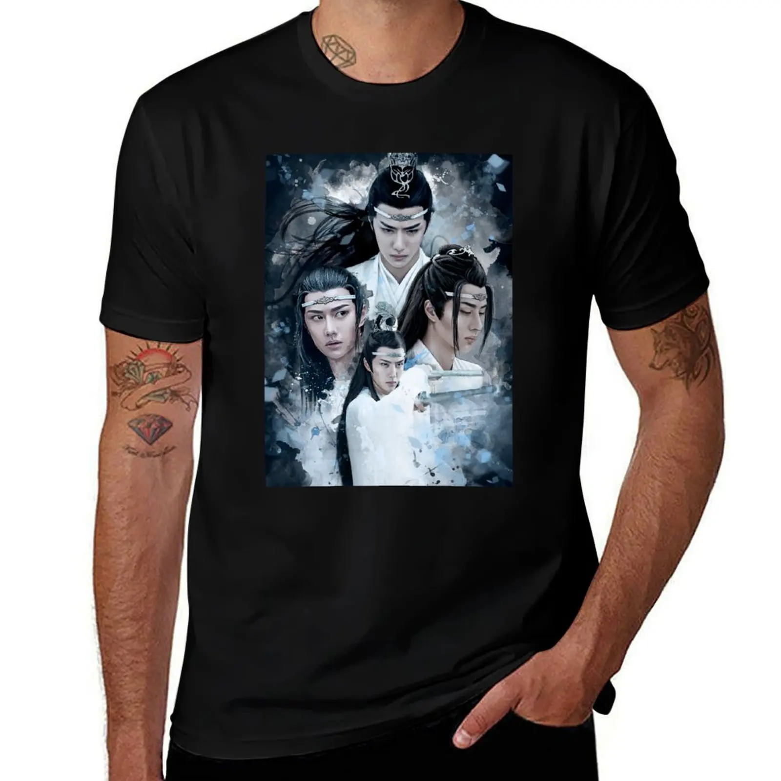 

The Untamed. Lan Wangji T-Shirt T-shirts oversize graphics tops clothes for men