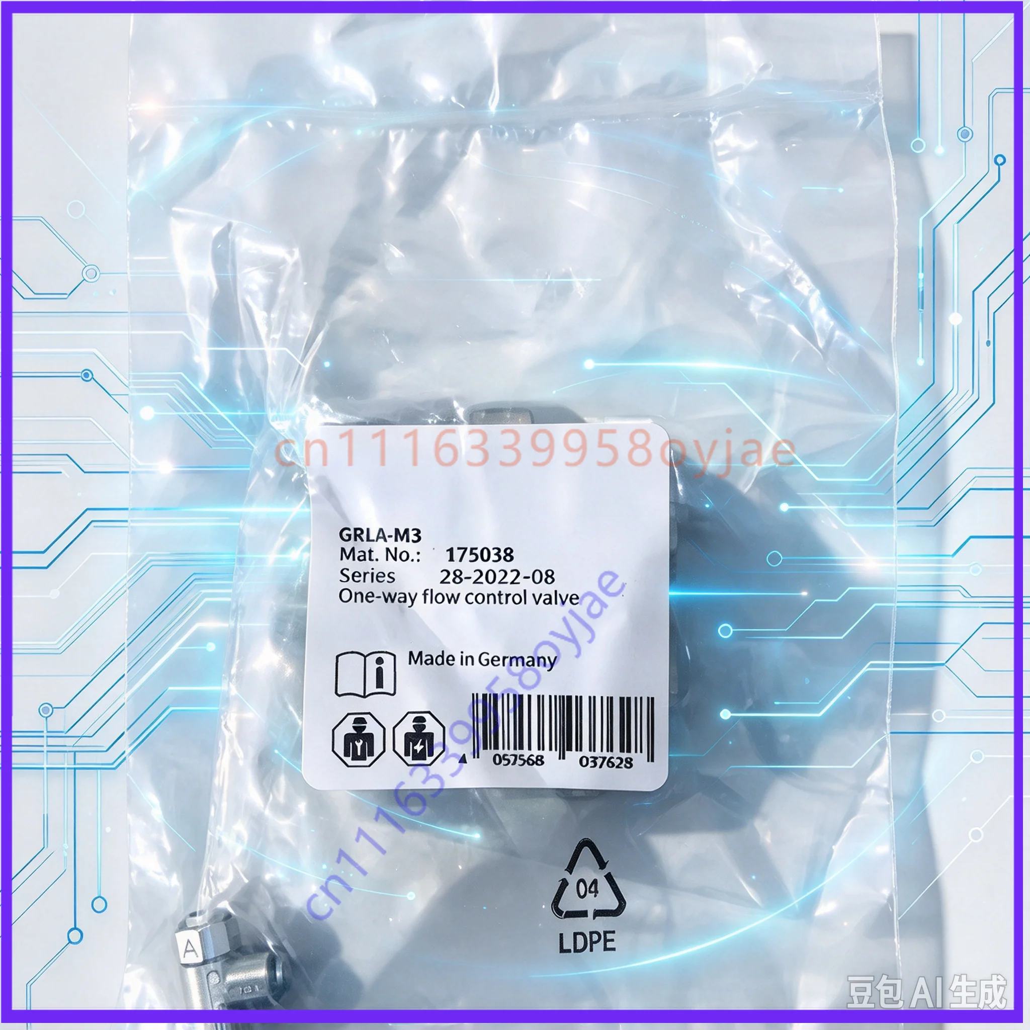 Replacement Valve for Festo GRLA-M3 175038