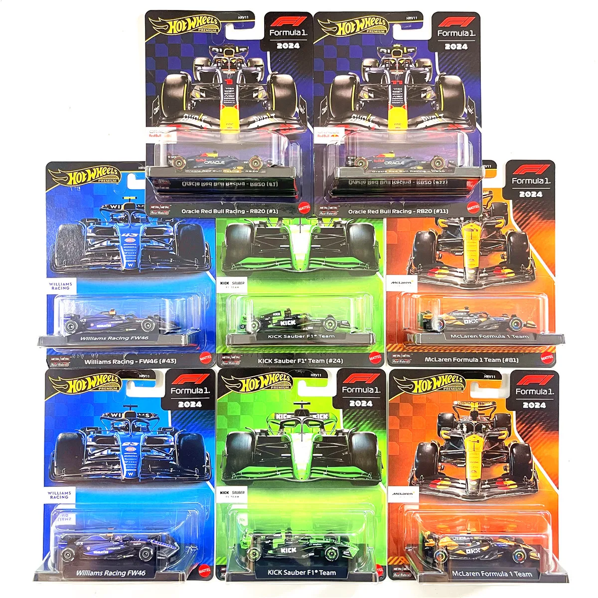 Подлинные автомобили Hot Wheels премиум-класса Formula 1