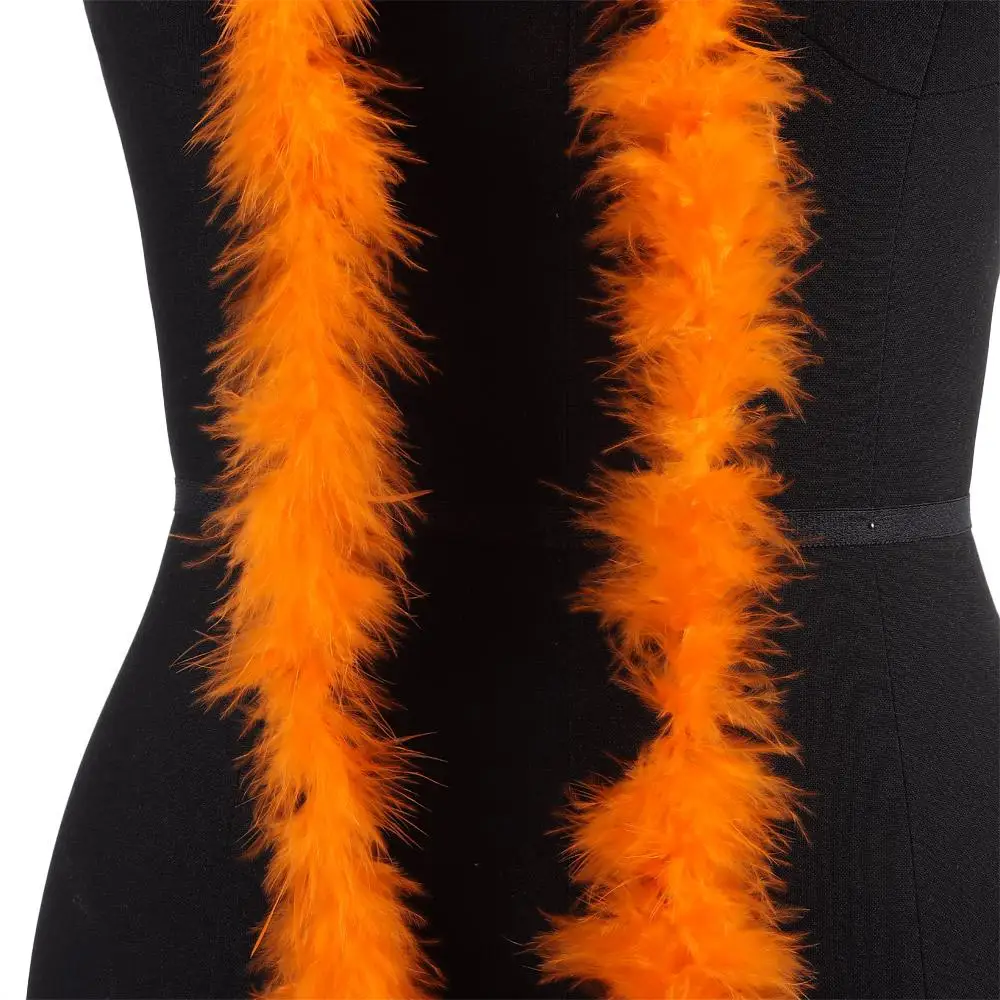 Dress DIY Craft Party Decoration Cosplay Fluffy Christmas Tree Feathers Apparel Fabric Feather Boa Strip Grament Accessaries