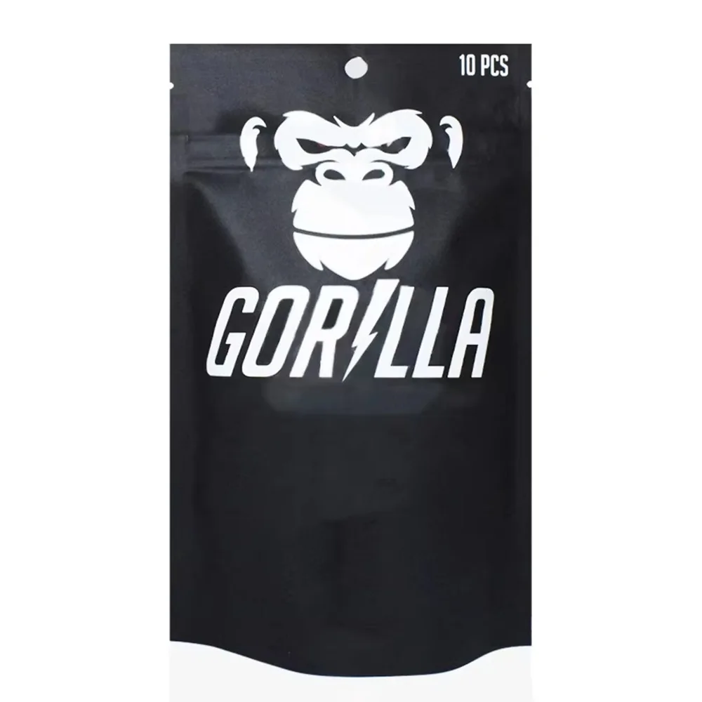 Custom Black 3.5g Mylar Bags | Plastic Aluminum Foil Stand Up Pouch | Zipper Child Proof Smell Proof Packaging