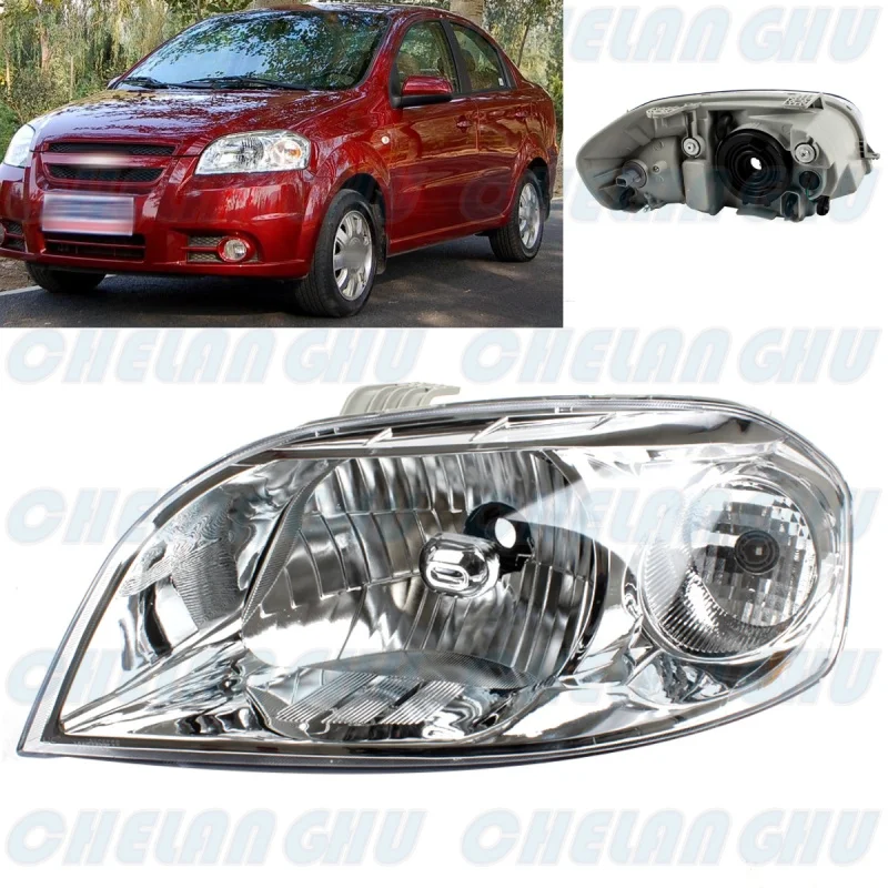 

Headlight Headlamp Assembly Without Bulbs Fit for Chevrolet Lova 2006 2007 2008 2009 Car accessories Left Side