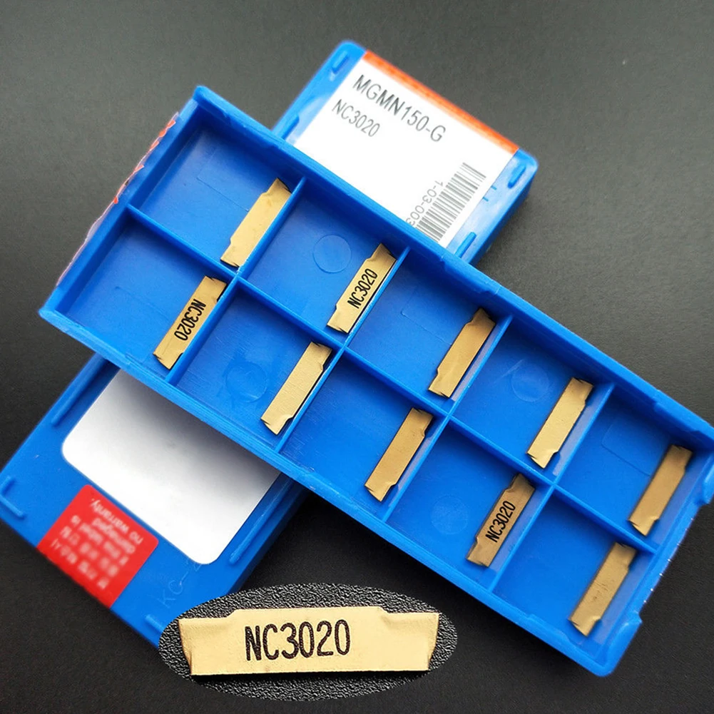 CNC Impact Resistance Turning Inserts, Negócios e Industrial, Brand New, Obstáculos MGMN150-G NC3020