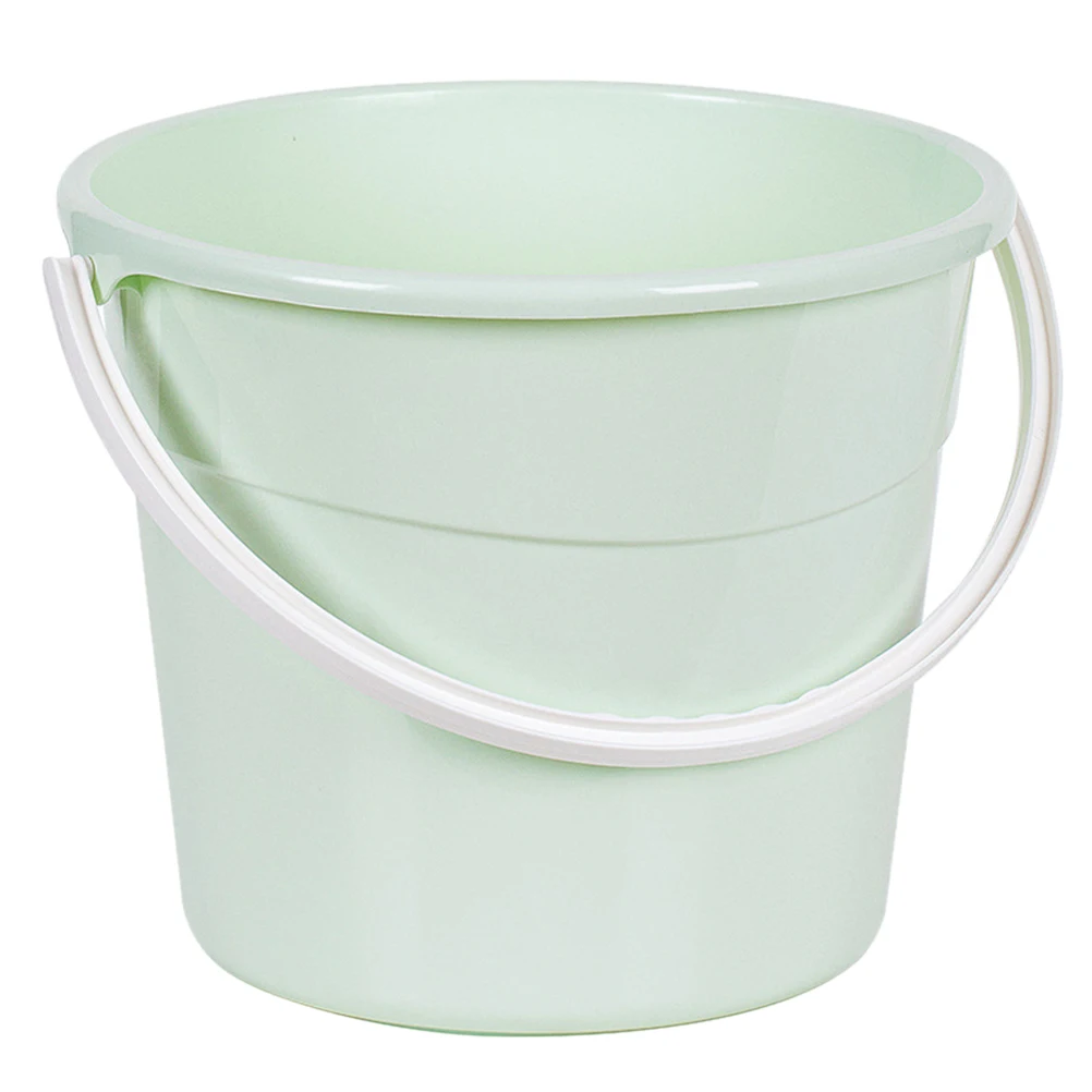 

Car Wash Bucket 12.2L Green Round Plastic Pail Waterproof Stackable Lightweight Household Cleaning Gardening Fishing