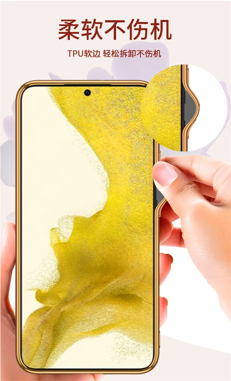 Colored Plating Tempered Glass Case For Samsung Galaxy Z Fold 2 Case 360 Full Protection Cover For Samsung Galaxy Z Fold2 5G