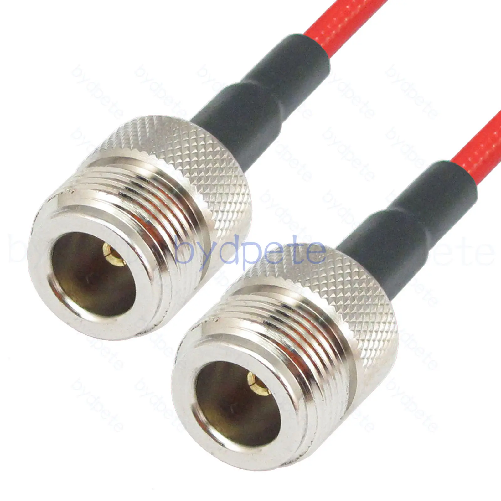 

RG402Red FEP N Type Female Jack to N Female Jack RF Semi Flexible Coax Kable Low Loss Coaxial Cable Lot 50Ohms