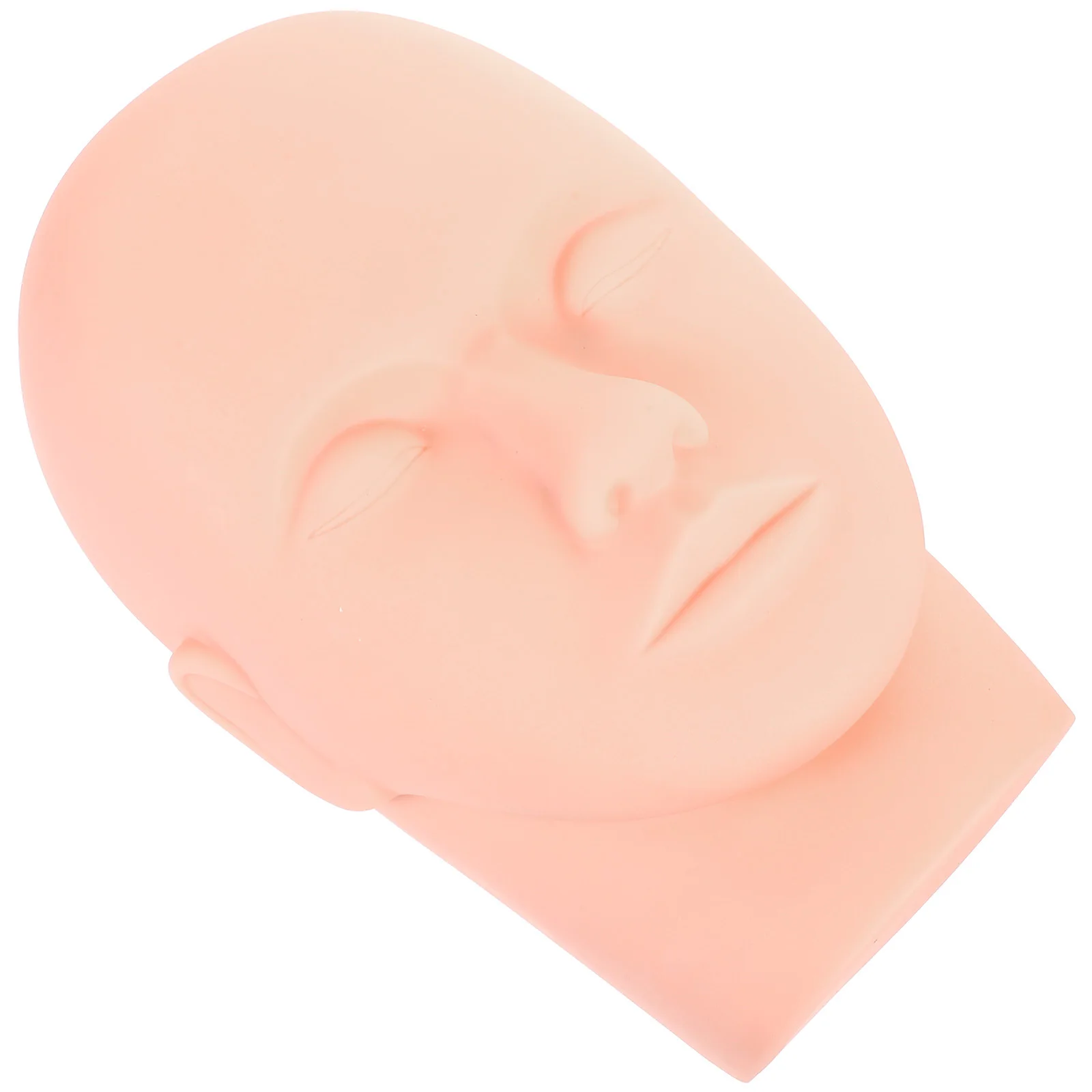 رأس عارضة أزياء الرموش، رأس تدريب لتمديد الرموش، سهل التنظيف، ممارسة مكياج الوجه لمهارة تمديد الرموش #5