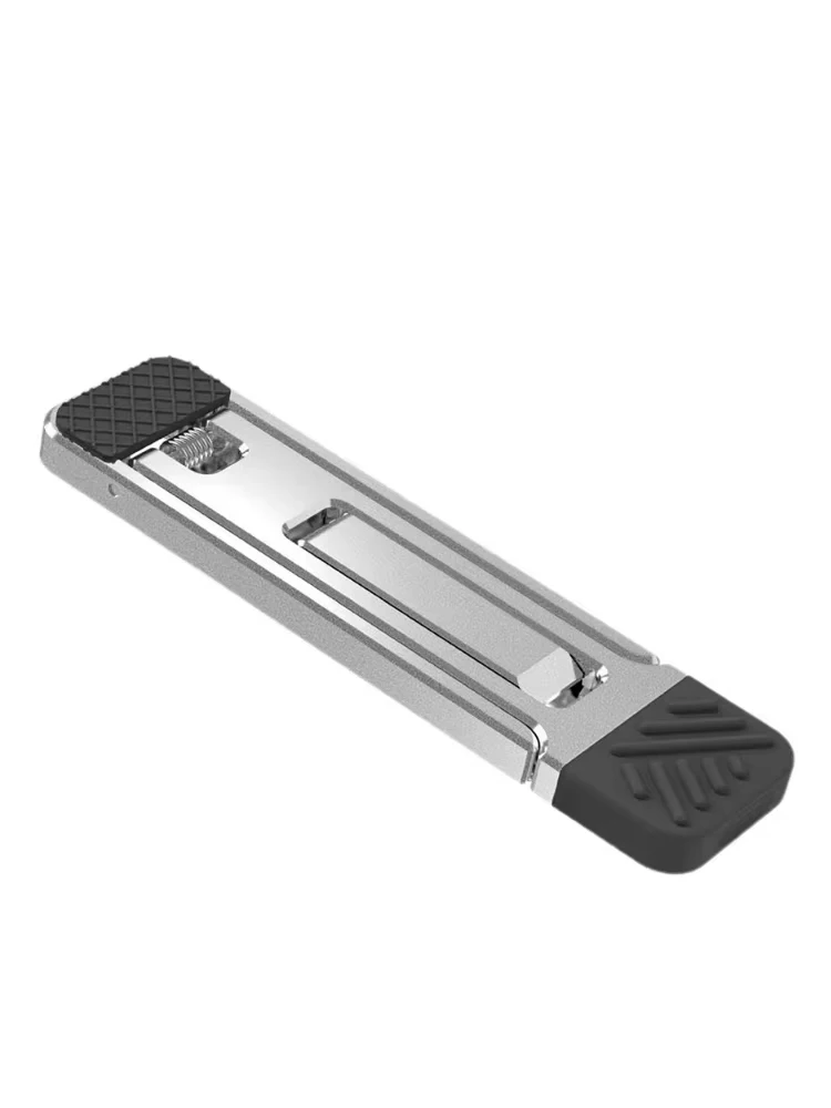 Podstawka pod laptopa ze stopu aluminium, mini składana, z 3-stopniową regulacją wysokości, uchwyt na notebooka, akcesoria do Macbooka i smartfonów. — zdjęcie produktu 7