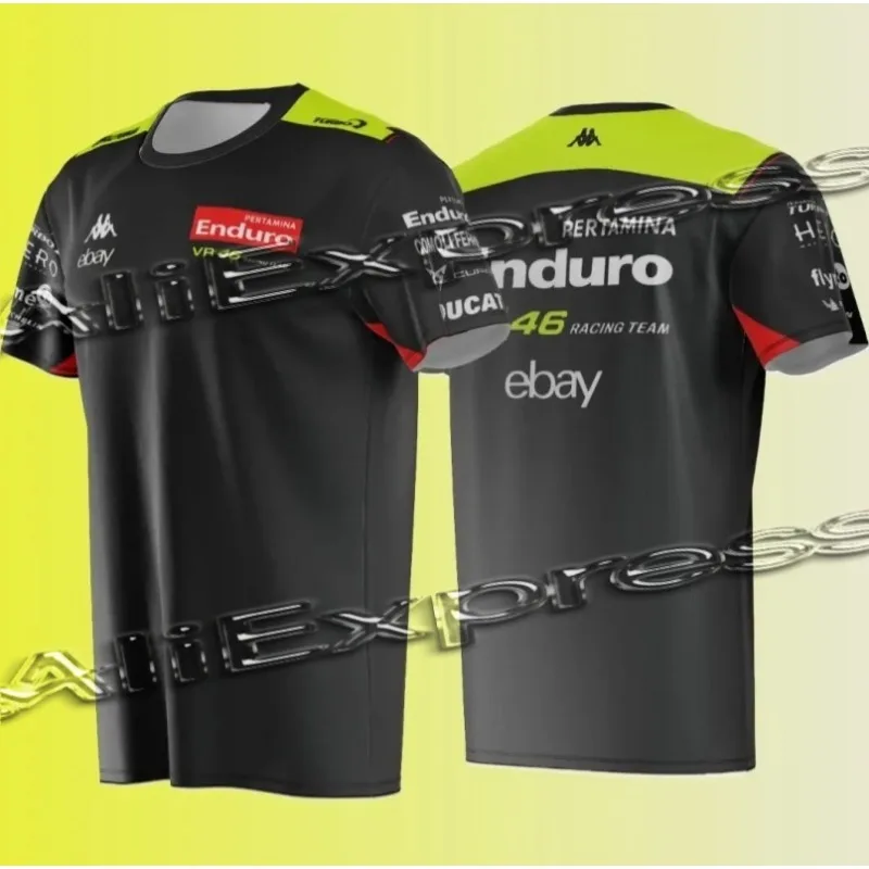 

2025 Summer New MOTO GP Outdoor Extreme Sports Motorcycle Quick Drying Riding Suit Short Sleeve Marquis 93 Rider T-shirt For Men