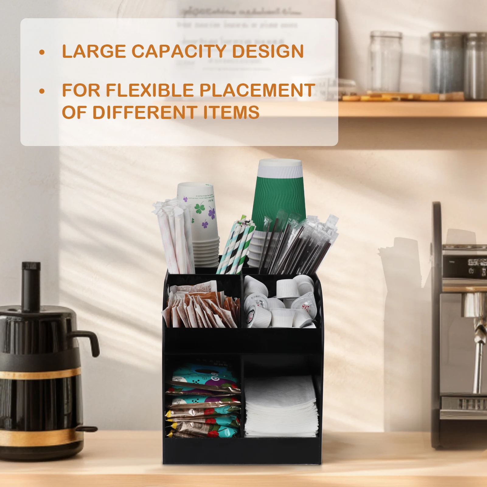 Stainless Steel Paper Coffee Cup Storage Organizer Disposable Cup Dispenser Rack Shelf Multipurpose Paper Cup Display Organizer