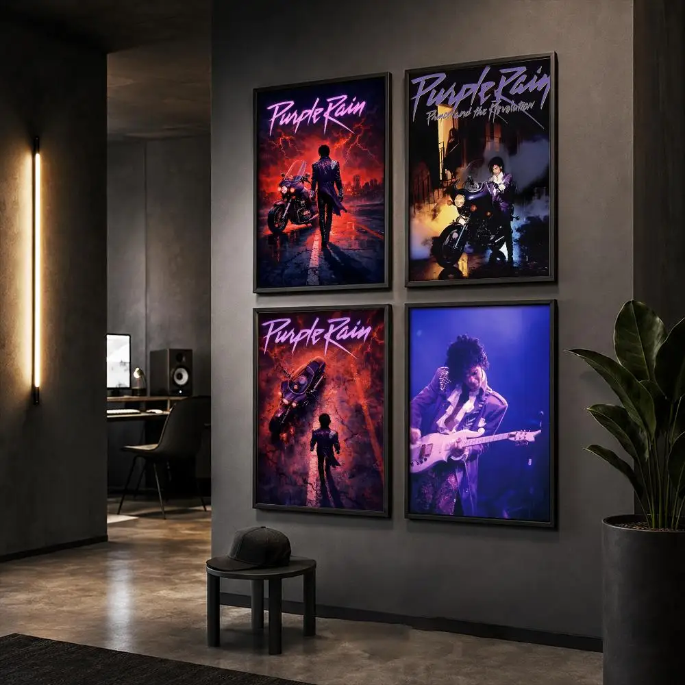 Classic Musician P-Prince Rogers N-Nelson Poster Wall Art Print Sticker for Bedroom Living Room Dorm Office Modern Home Decor