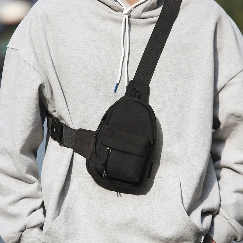 多機能カジュアルメンズチェストバッグ、携帯電話バッグ、アウトドアトラベルショルダーバッグ