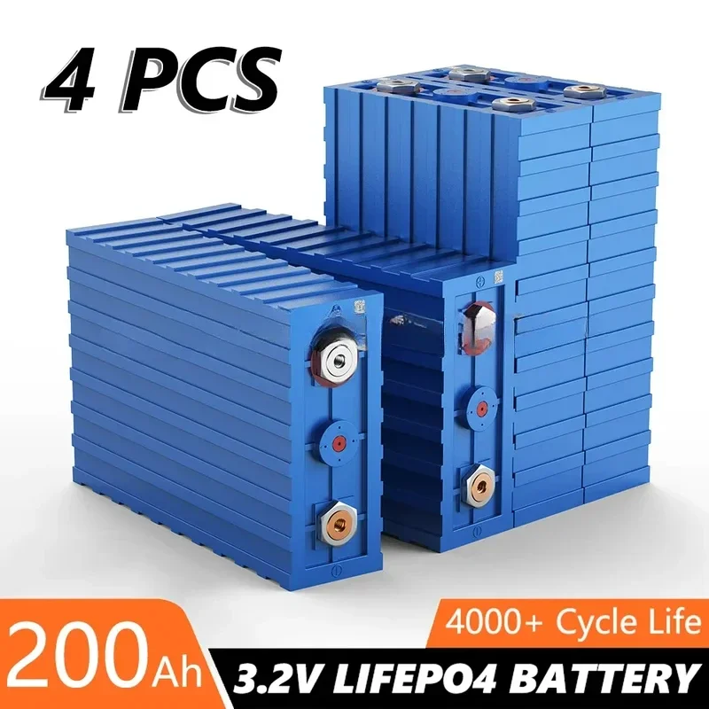 2-32PCS CALB 3.2V 200Ah Lifepo4 Cell Lithium Rechargeable Batteries PackEnergy System RV Car