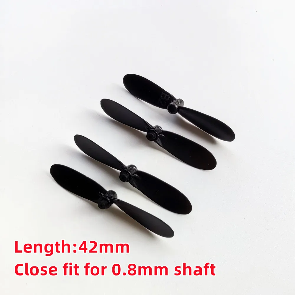 4.2cm 42mm For 0.8mm 1MM Shaft Green Props Propellers Mini Drone Airplane Foldable Quadcopter RC Drone Toy