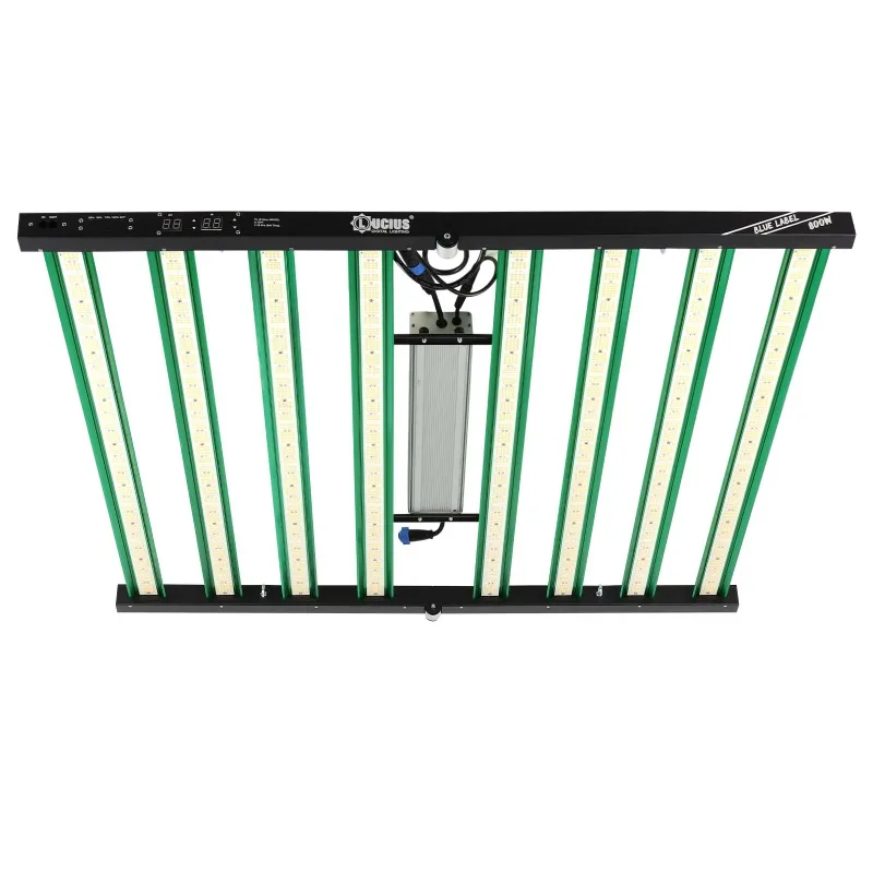 

800W LED Grow Light with UV IR Covers for Hydroponic Plant Growing