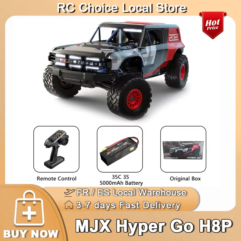 MJX HYPER 1/8 H8P DC Wrangler Sensible Bürstenlosen Klettern Auto Legierung Geländewagen Elektrische 4WD Fahrzeug Fernbedienung Spielzeug ﻿