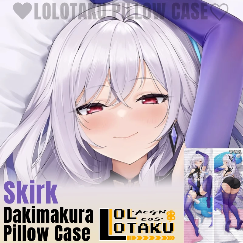 Skirk Dakimakura Genshin Impact Pillowcase Hugging Full Body Sexy Pillow Case Cushion Cover Home Bedding Decor Otaku Gift