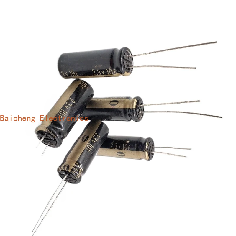 10PCS 2.3V10F 10F 볼륨 13*35 에너지 저장 골드 커패시터